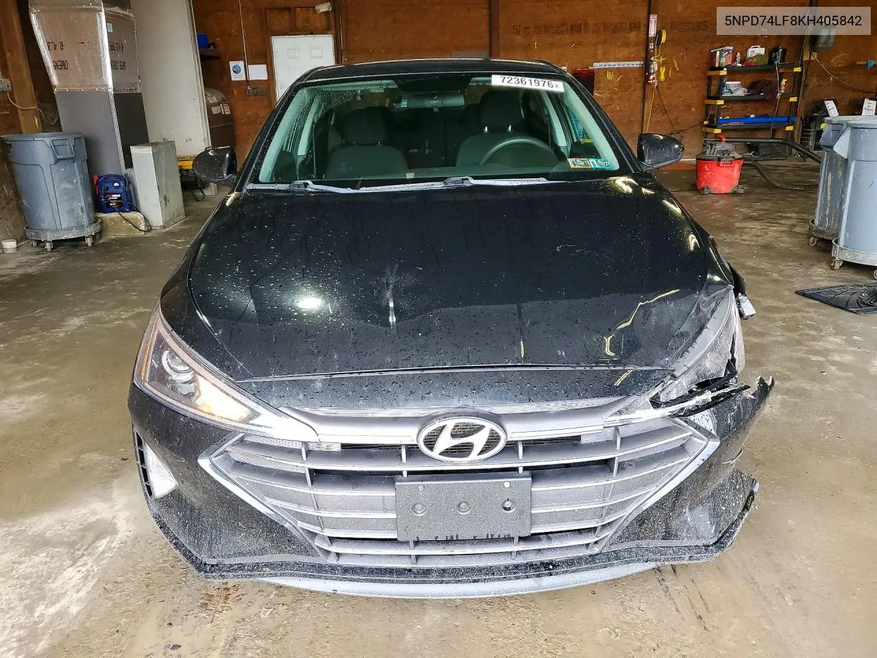 2019 HYUNDAI ELANTRA VIN 5NPD74LF8KH405842 — фото 5