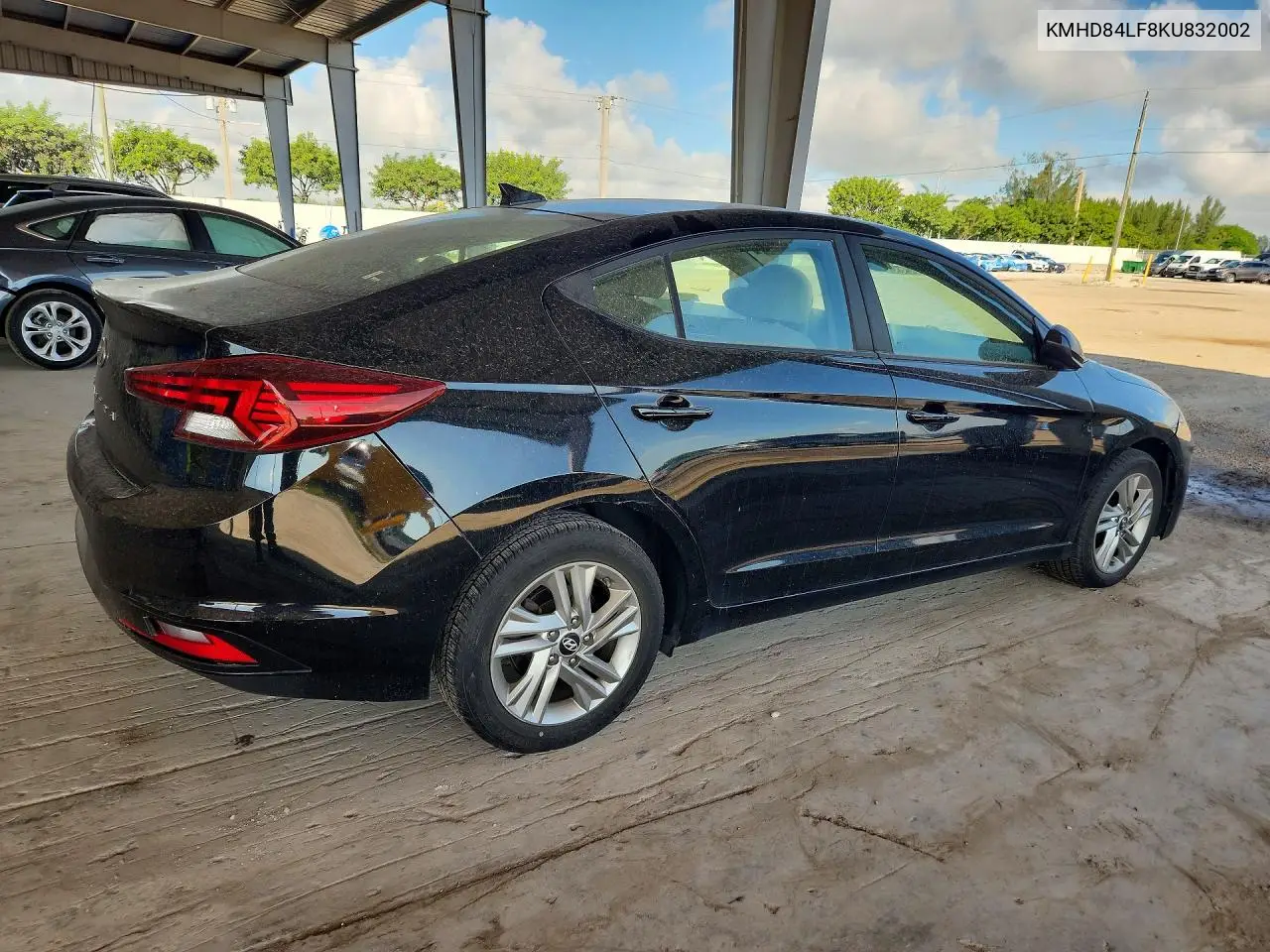 2019 HYUNDAI ELANTRA VIN KMHD84LF8KU832002 — фото 3