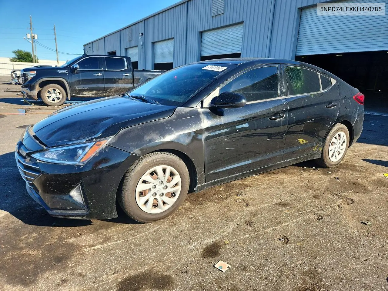 HYUNDAI ELANTRA 2019, VIN 5NPD74LFXKH440785