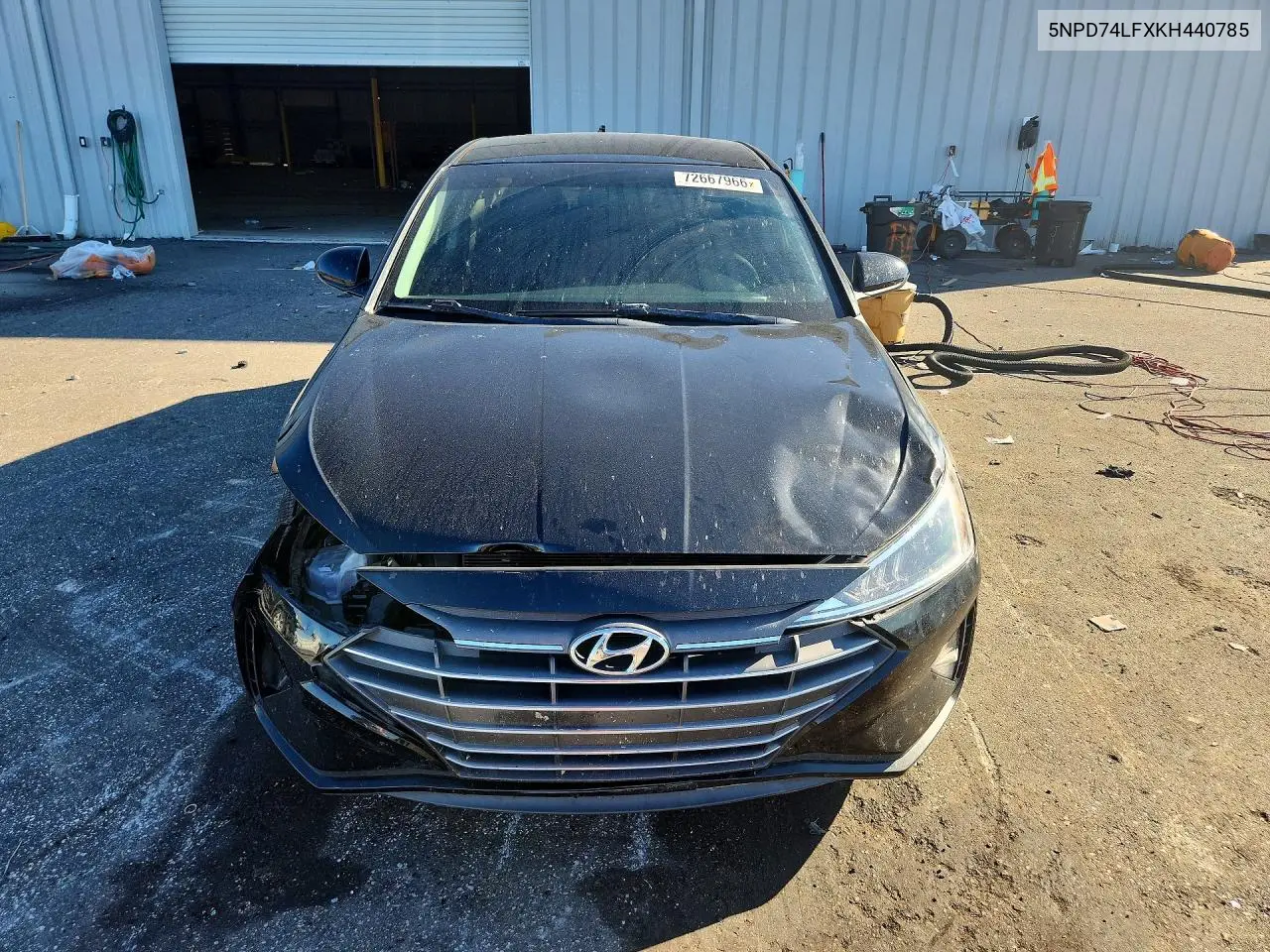 2019 HYUNDAI ELANTRA VIN 5NPD74LFXKH440785 — фото 5