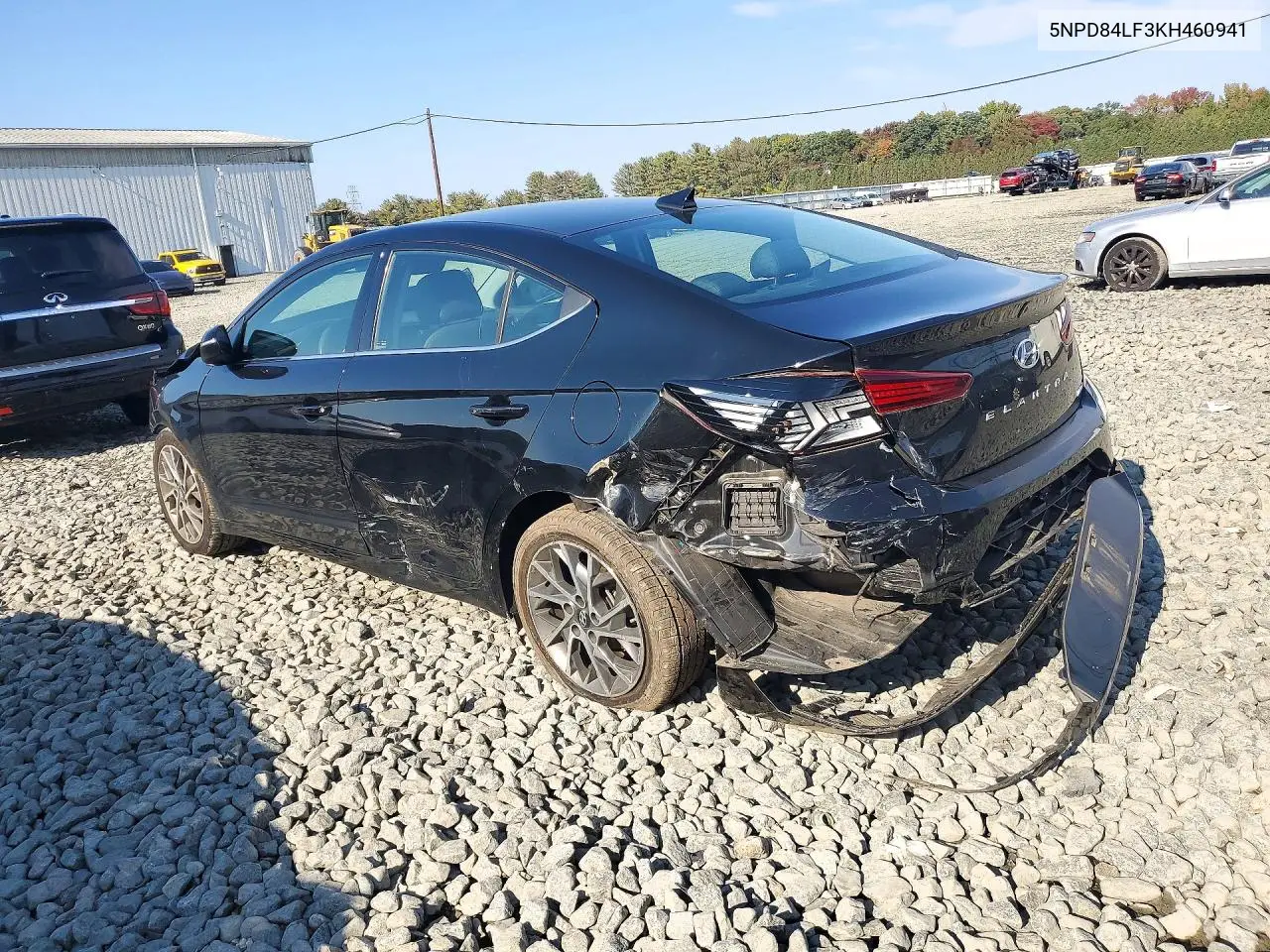 2019 HYUNDAI ELANTRA VIN 5NPD84LF3KH460941 — фото 2