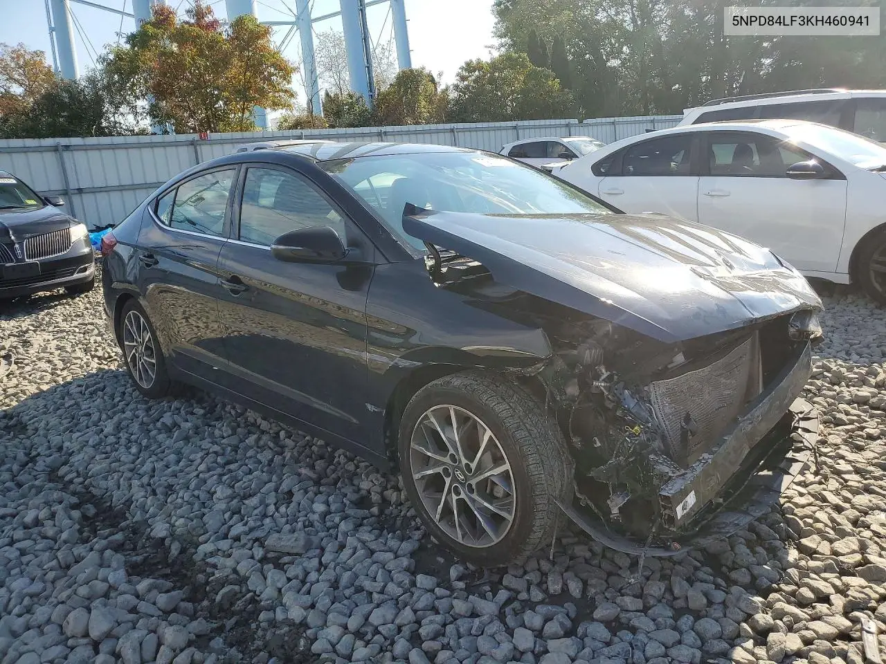 2019 HYUNDAI ELANTRA VIN 5NPD84LF3KH460941 — фото 4