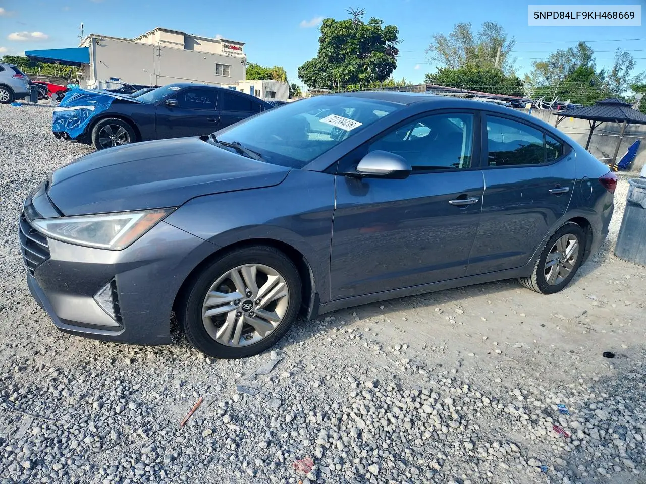 HYUNDAI ELANTRA 2019, VIN 5NPD84LF9KH468669