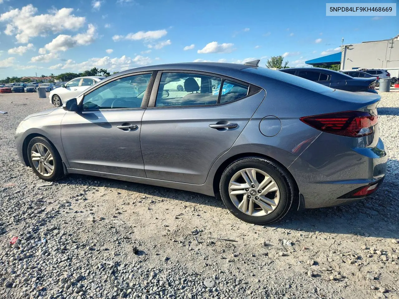 2019 HYUNDAI ELANTRA VIN 5NPD84LF9KH468669 — фото 2