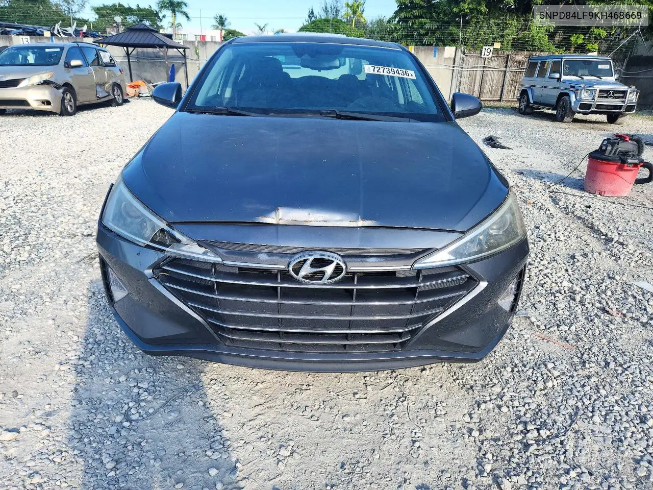 2019 HYUNDAI ELANTRA VIN 5NPD84LF9KH468669 — фото 5