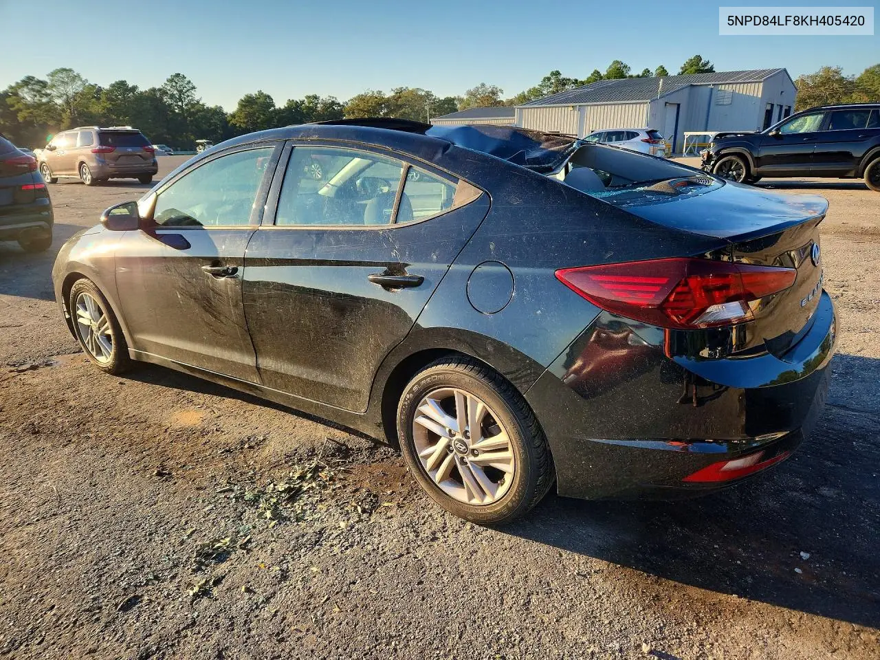 2019 HYUNDAI ELANTRA VIN 5NPD84LF8KH405420 — фото 2