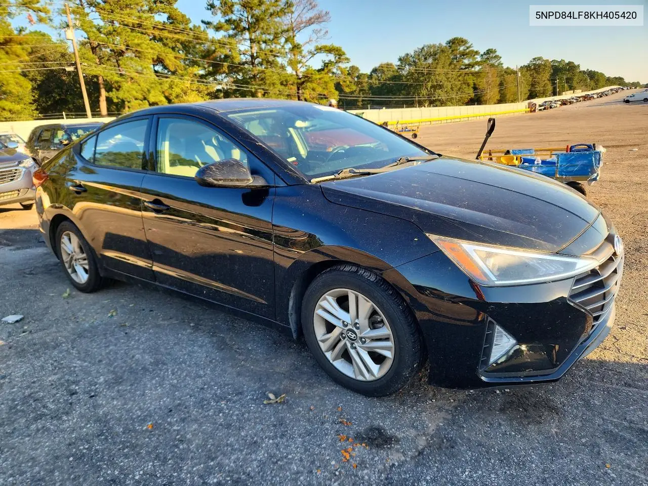 2019 HYUNDAI ELANTRA VIN 5NPD84LF8KH405420 — фото 4