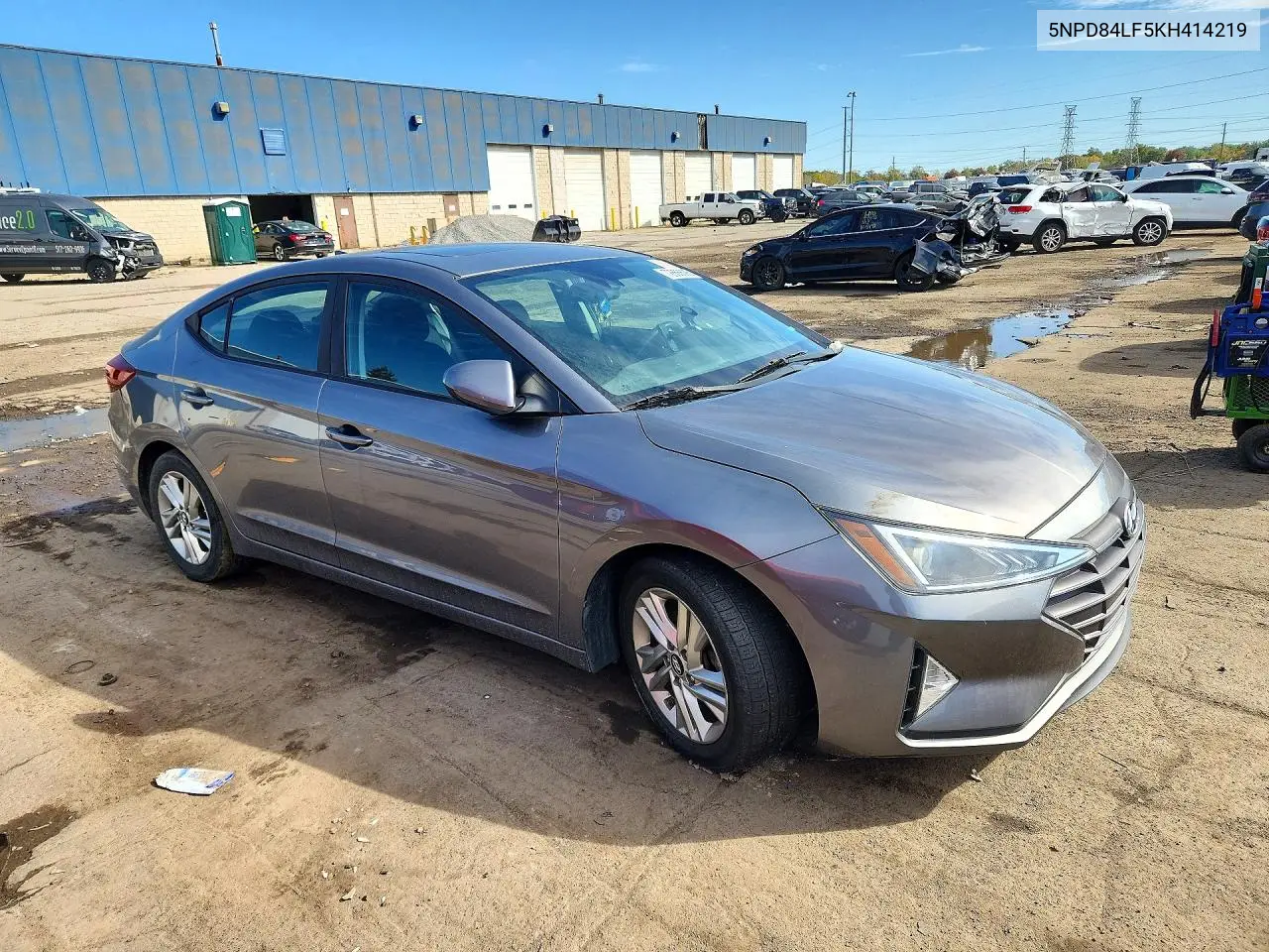2019 HYUNDAI ELANTRA VIN 5NPD84LF5KH414219 — фото 4