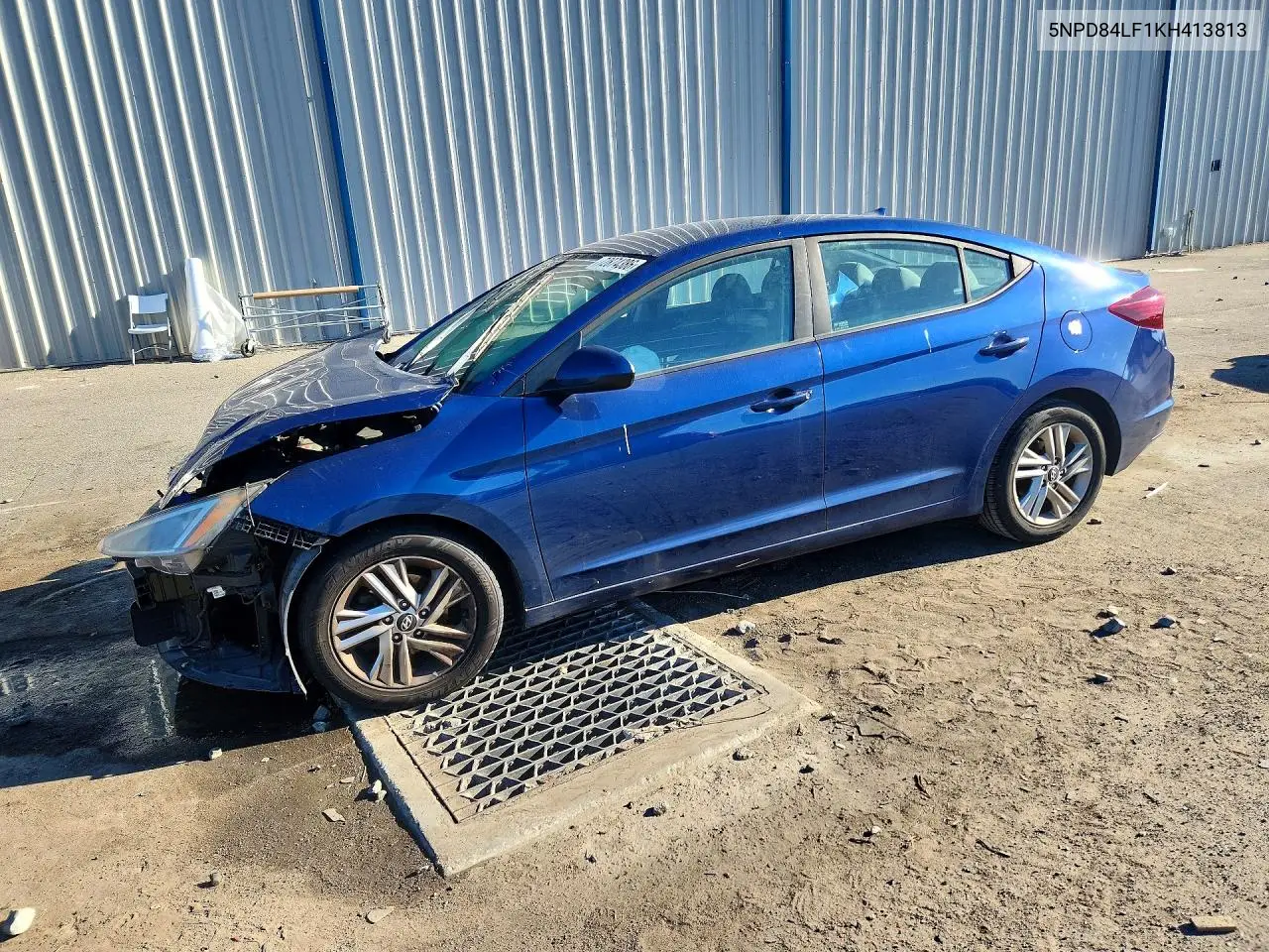 HYUNDAI ELANTRA 2019, VIN 5NPD84LF1KH413813
