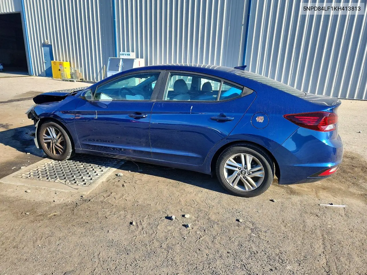 2019 HYUNDAI ELANTRA VIN 5NPD84LF1KH413813 — фото 2