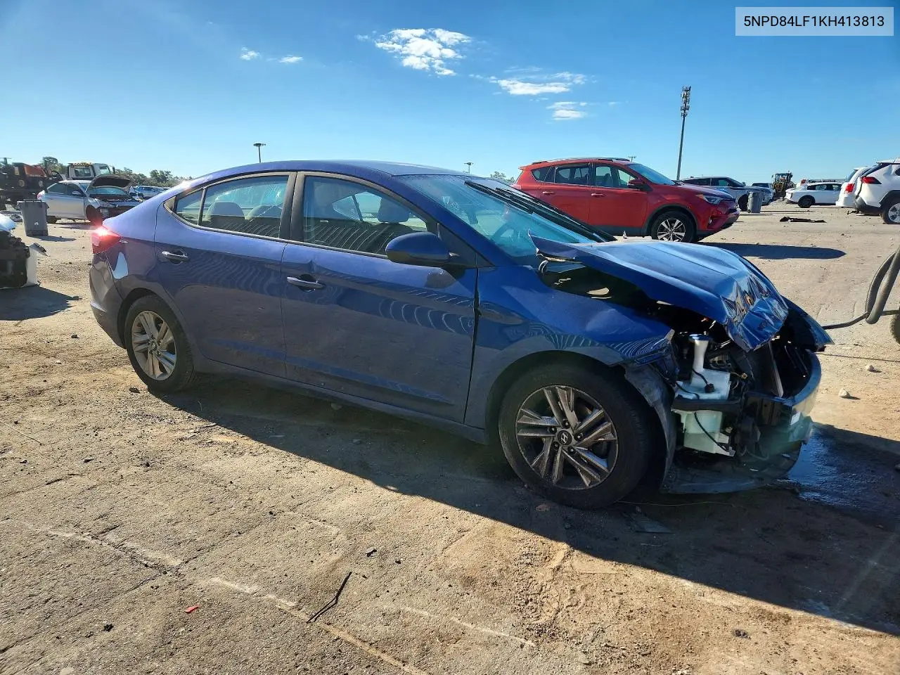 2019 HYUNDAI ELANTRA VIN 5NPD84LF1KH413813 — фото 4