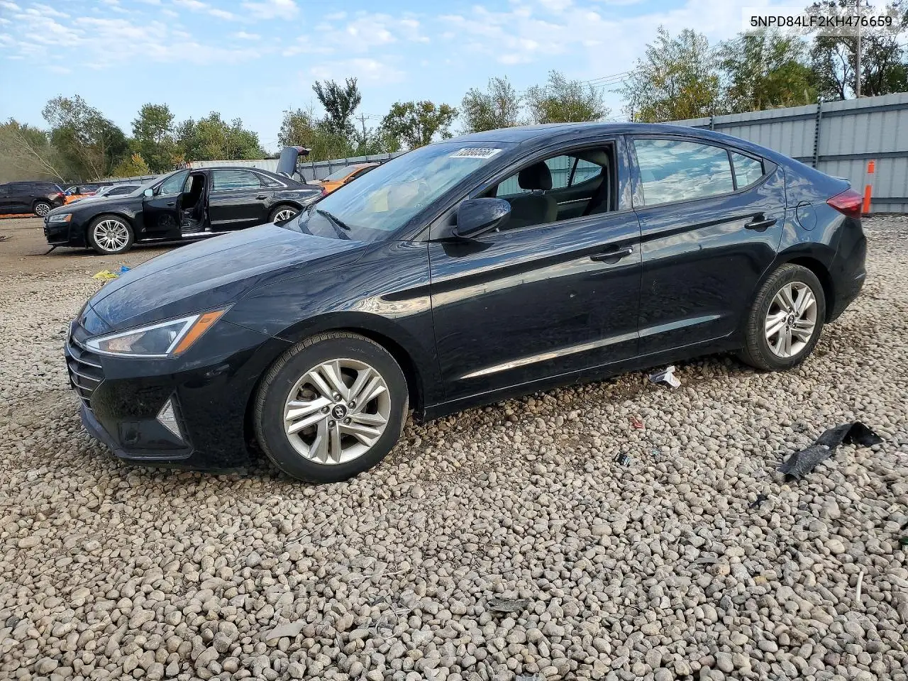HYUNDAI ELANTRA 2019, VIN 5NPD84LF2KH476659