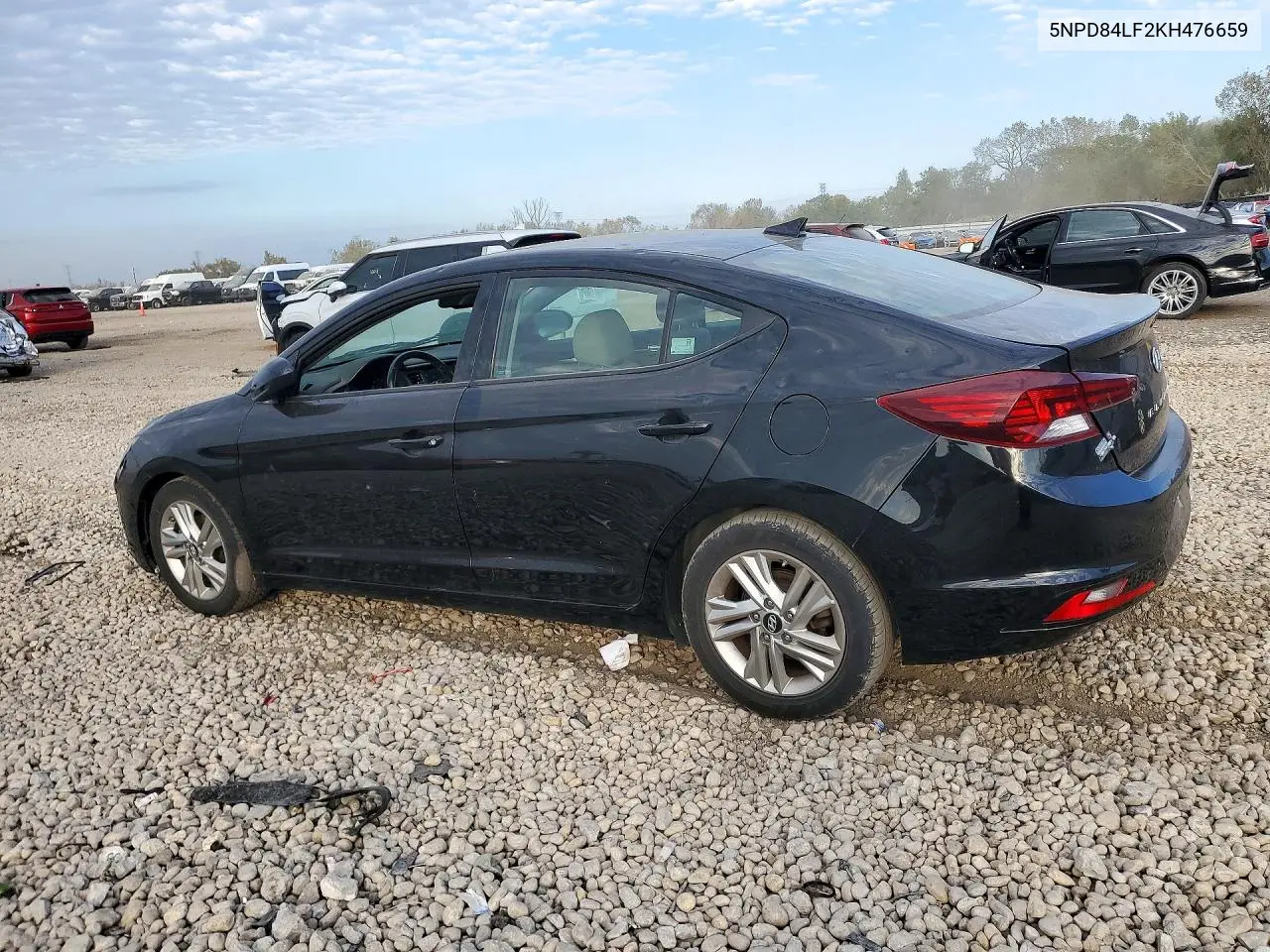 2019 HYUNDAI ELANTRA VIN 5NPD84LF2KH476659 — фото 2