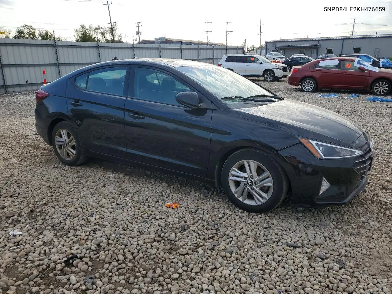 2019 HYUNDAI ELANTRA VIN 5NPD84LF2KH476659 — фото 4