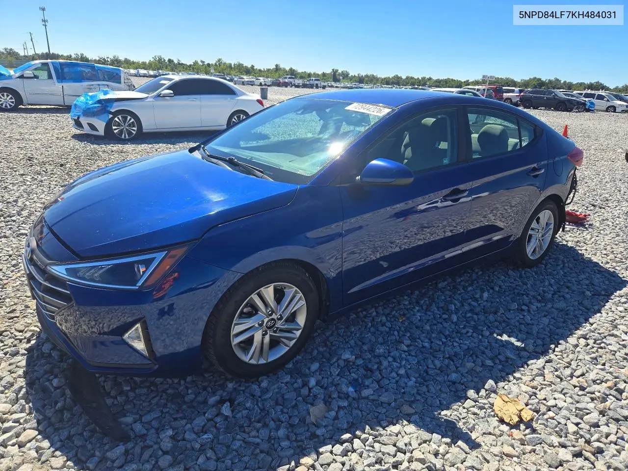 HYUNDAI ELANTRA 2019, VIN 5NPD84LF7KH484031