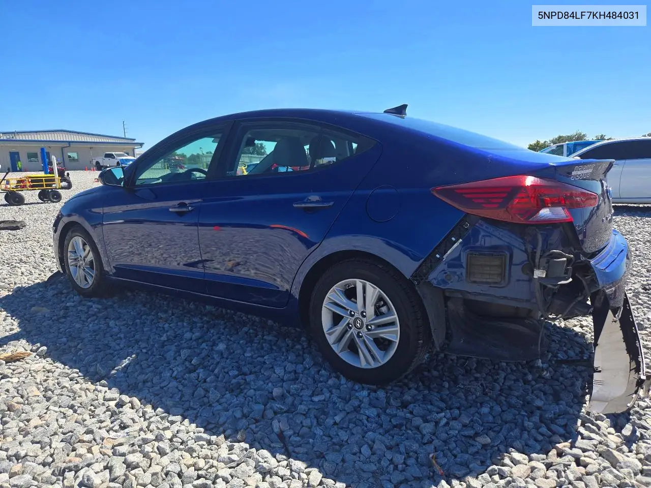 2019 HYUNDAI ELANTRA VIN 5NPD84LF7KH484031 — фото 2