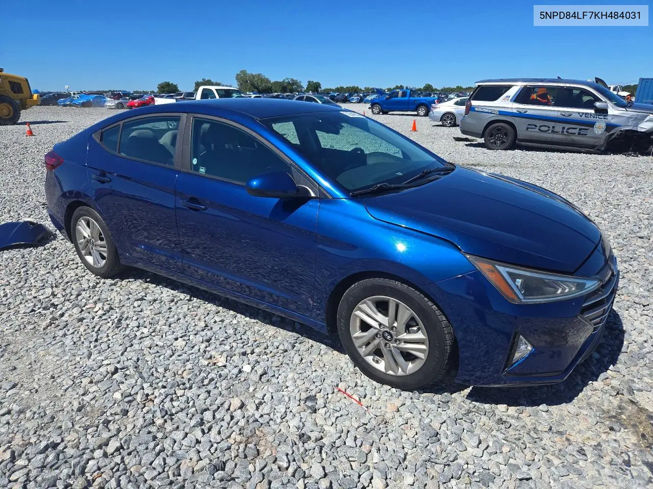 2019 HYUNDAI ELANTRA VIN 5NPD84LF7KH484031 — фото 4