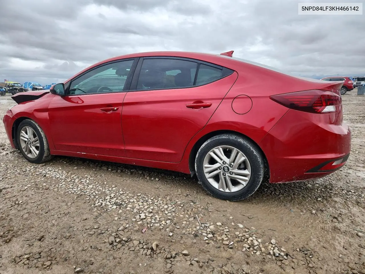 2019 HYUNDAI ELANTRA VIN 5NPD84LF3KH466142 — фото 2