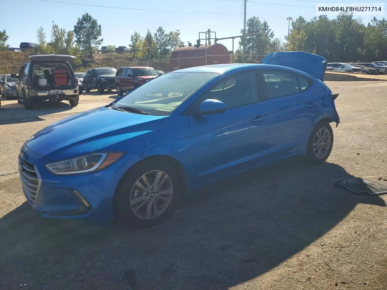 HYUNDAI ELANTRA 2019, VIN KMHD84LF8HU271714