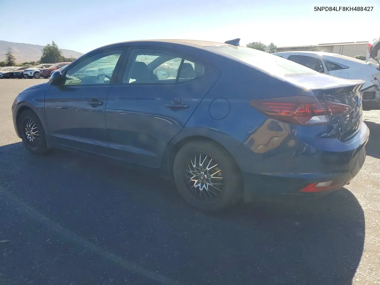 2019 HYUNDAI ELANTRA VIN 5NPD84LF8KH488427 — фото 2