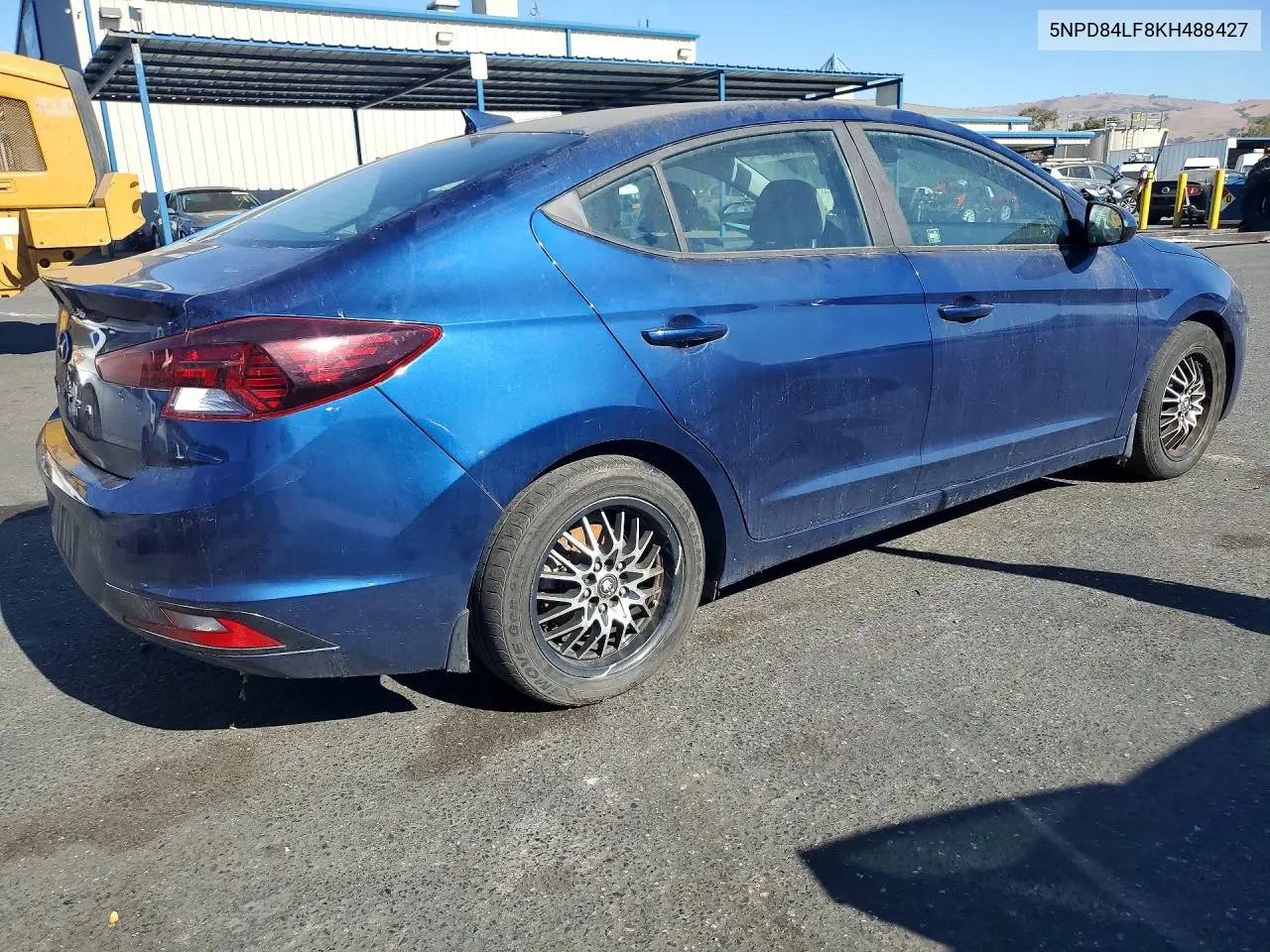 2019 HYUNDAI ELANTRA VIN 5NPD84LF8KH488427 — фото 3