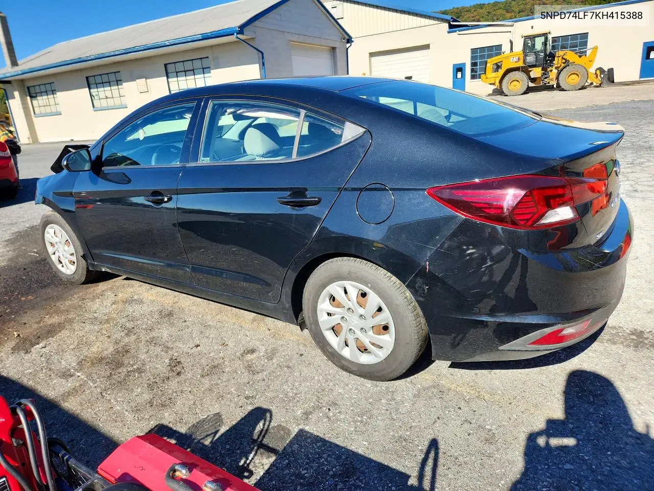 2019 HYUNDAI ELANTRA VIN 5NPD74LF7KH415388 — фото 2