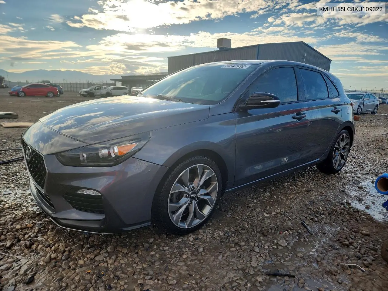 HYUNDAI ELANTRA 2019, VIN KMHH55LC8KU109322