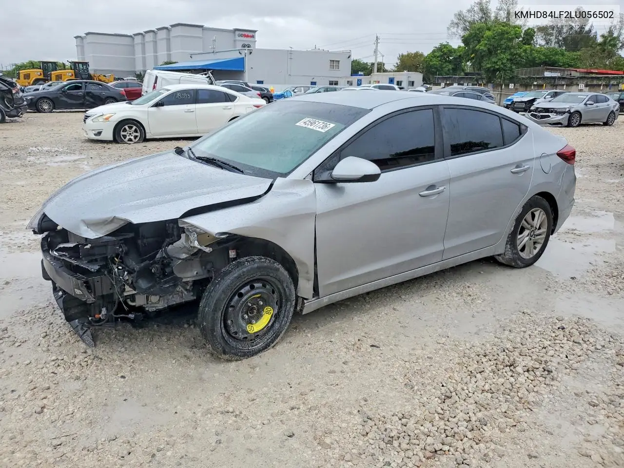 HYUNDAI ELANTRA 2020, VIN KMHD84LF2LU056502