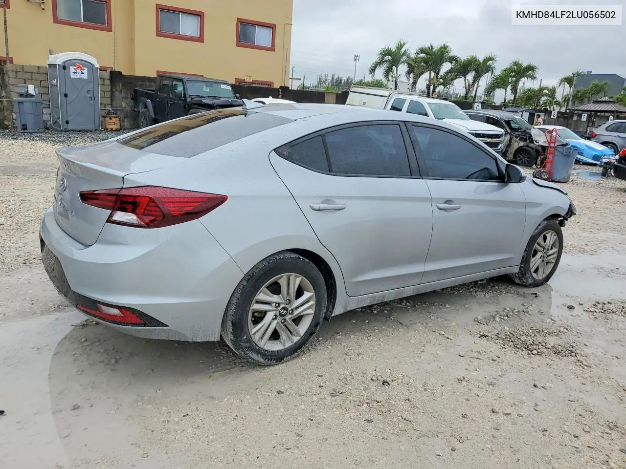 2020 HYUNDAI ELANTRA VIN KMHD84LF2LU056502 — фото 3