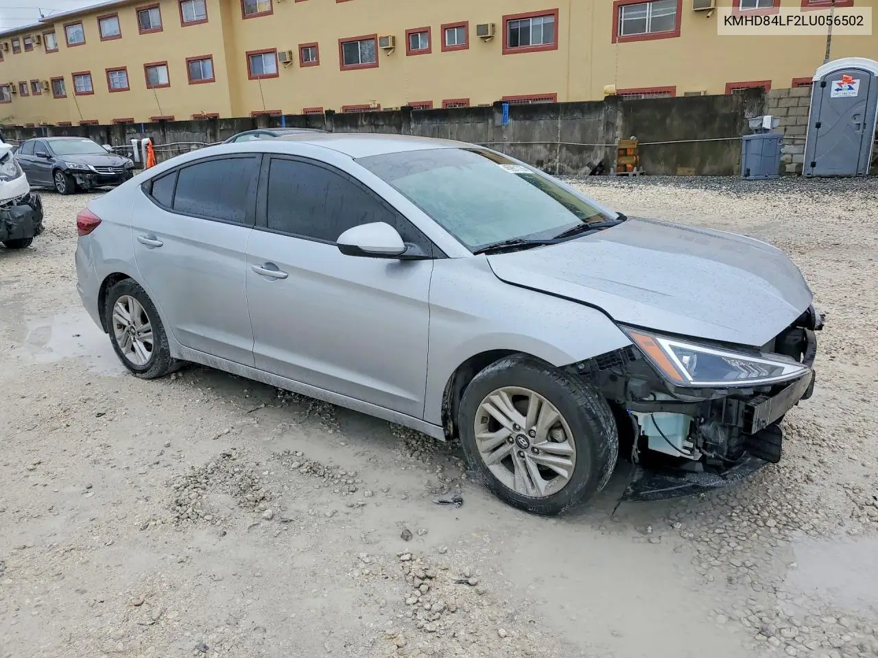 2020 HYUNDAI ELANTRA VIN KMHD84LF2LU056502 — фото 4