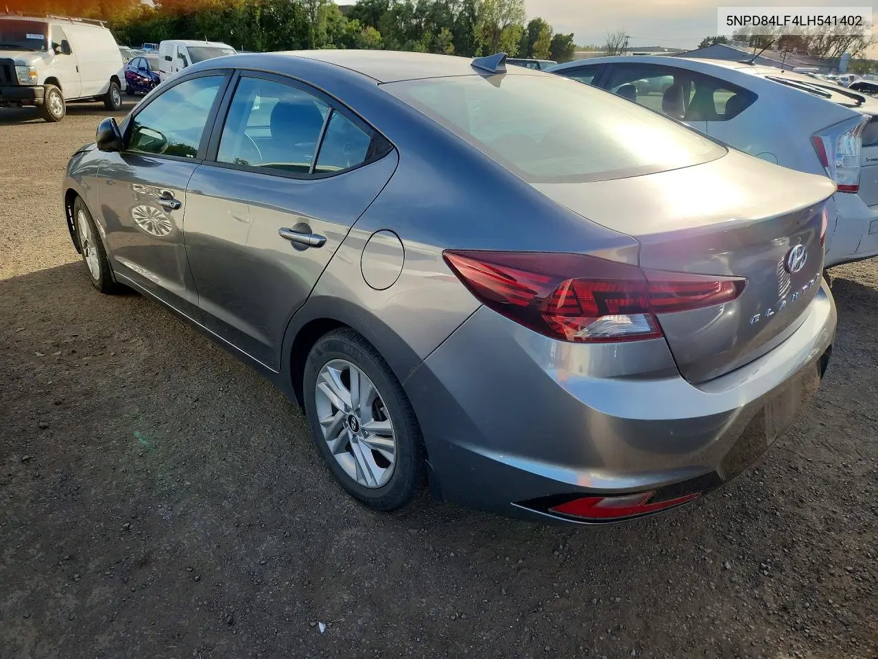 2020 HYUNDAI ELANTRA VIN 5NPD84LF4LH541402 — фото 2