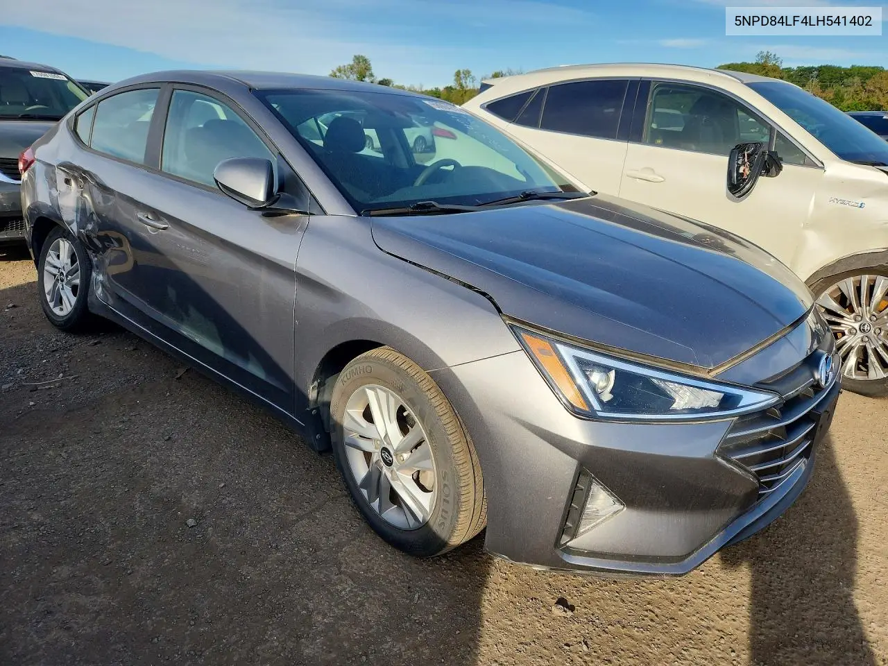 2020 HYUNDAI ELANTRA VIN 5NPD84LF4LH541402 — фото 4