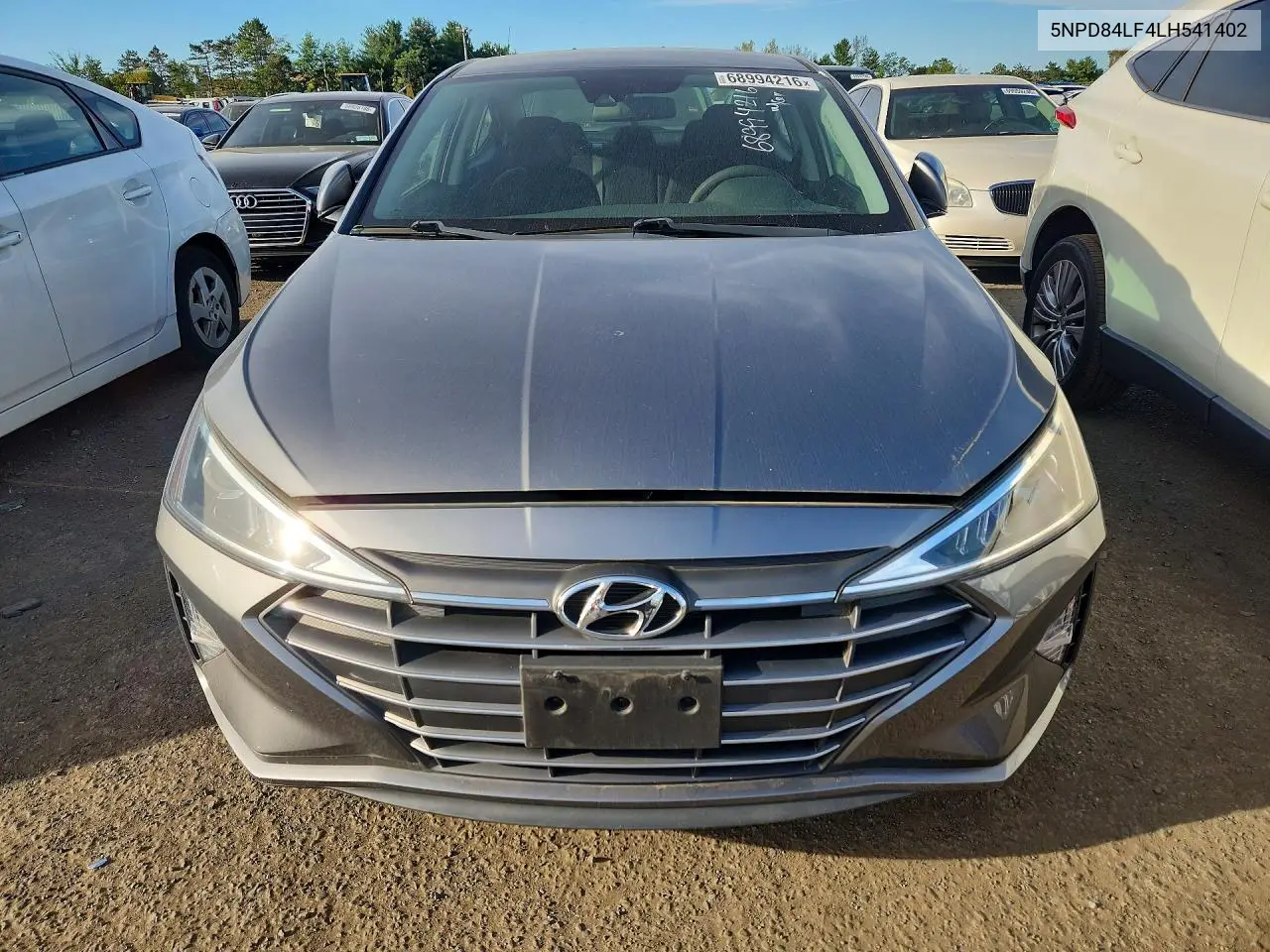 2020 HYUNDAI ELANTRA VIN 5NPD84LF4LH541402 — фото 5