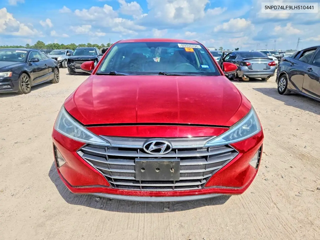 2020 HYUNDAI ELANTRA VIN 5NPD74LF9LH510441 — фото 5