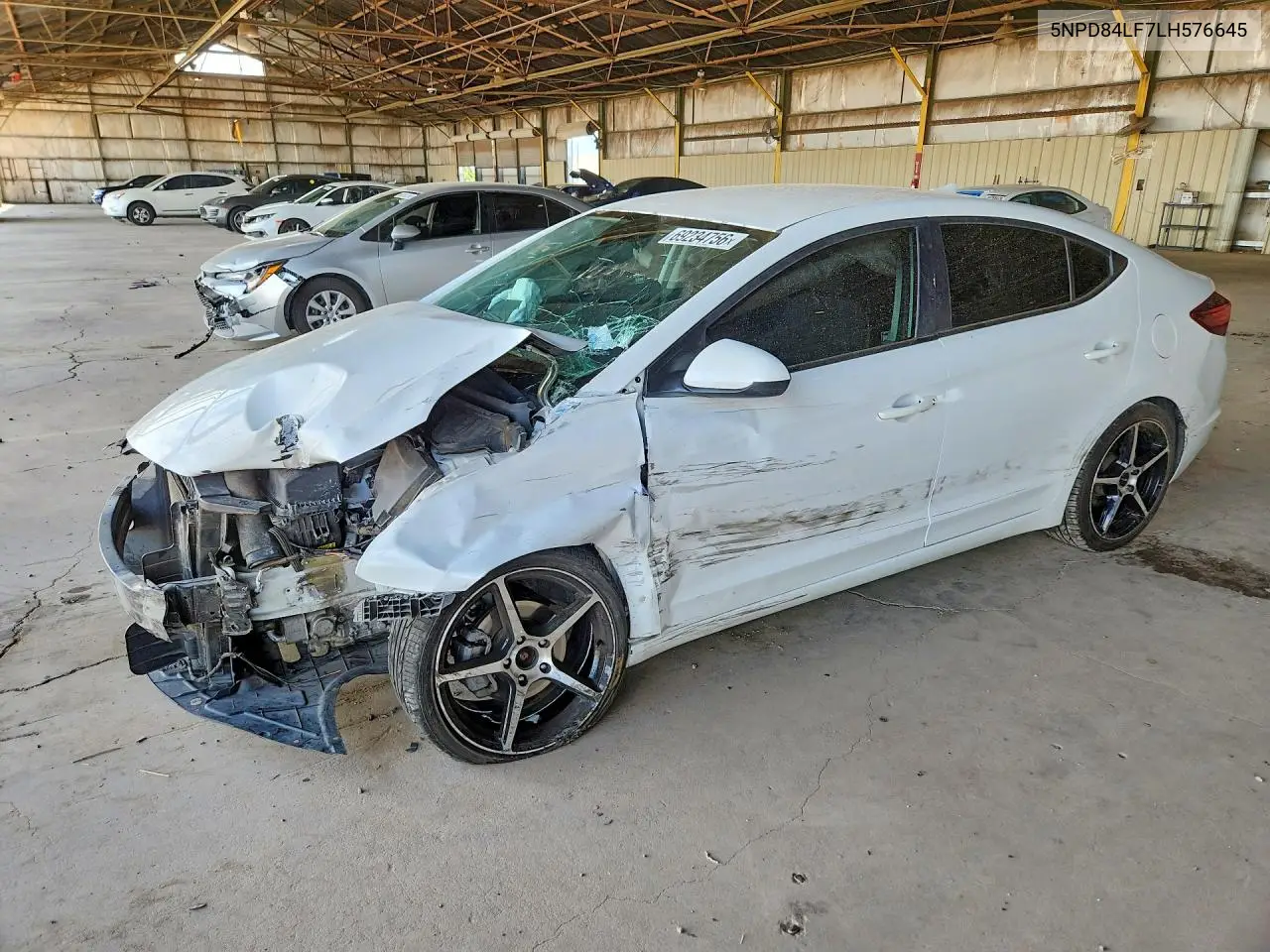 HYUNDAI ELANTRA 2020, VIN 5NPD84LF7LH576645