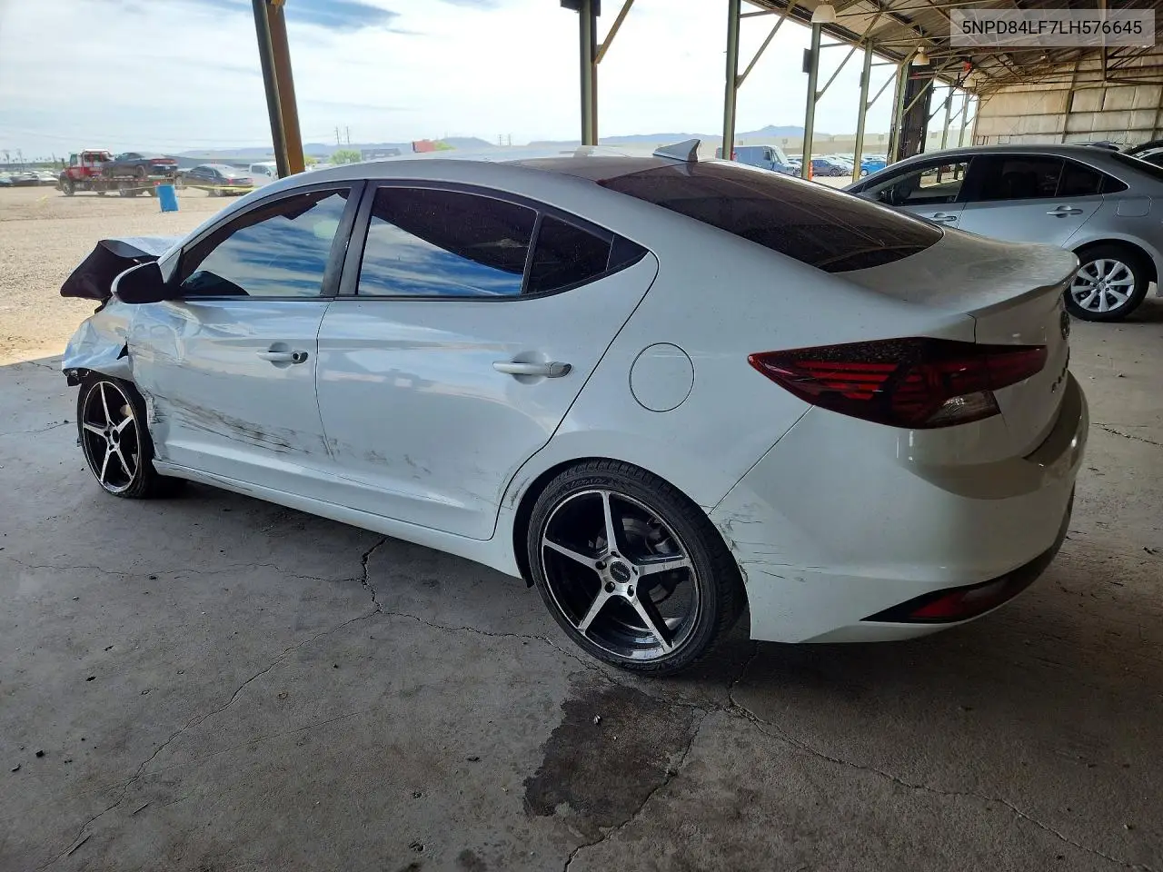 2020 HYUNDAI ELANTRA VIN 5NPD84LF7LH576645 — фото 2