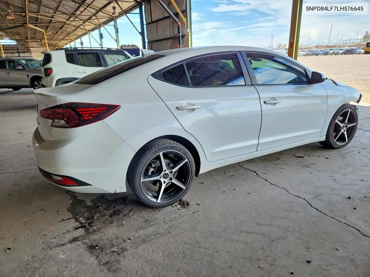 2020 HYUNDAI ELANTRA VIN 5NPD84LF7LH576645 — фото 3