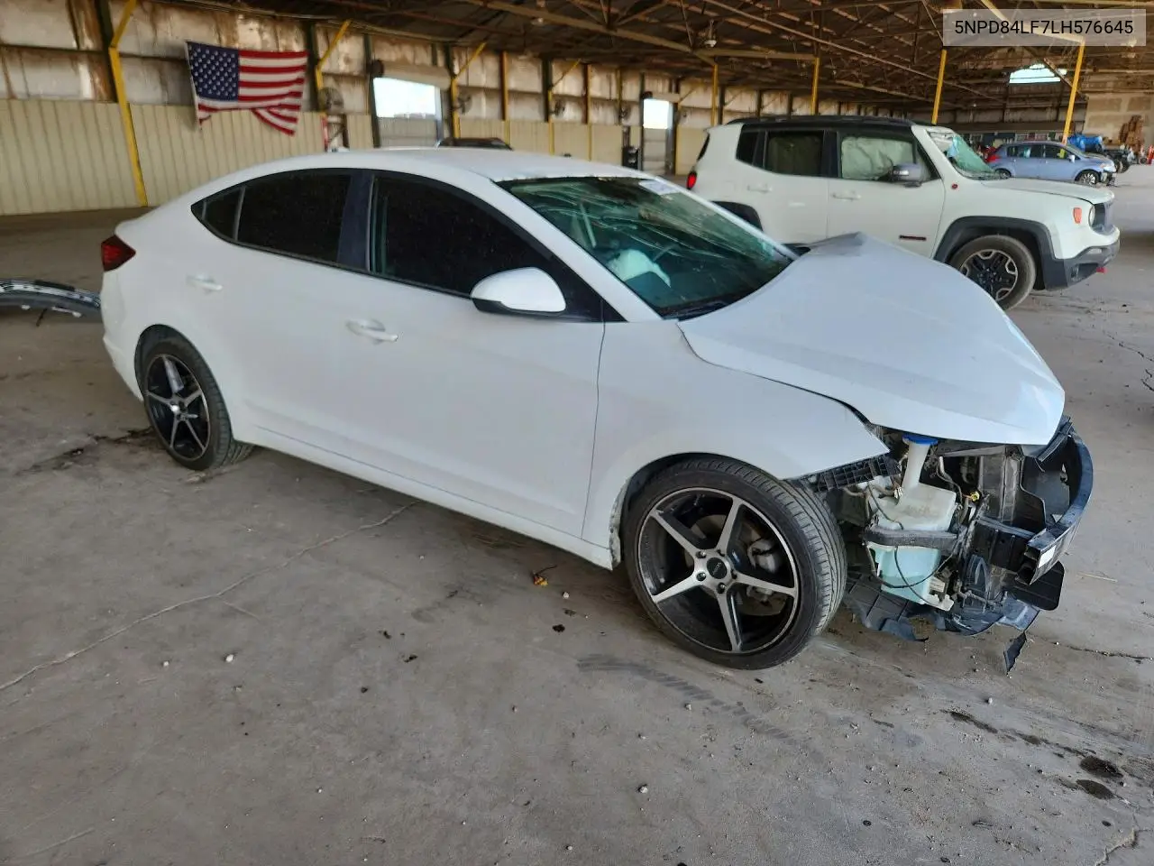 2020 HYUNDAI ELANTRA VIN 5NPD84LF7LH576645 — фото 4