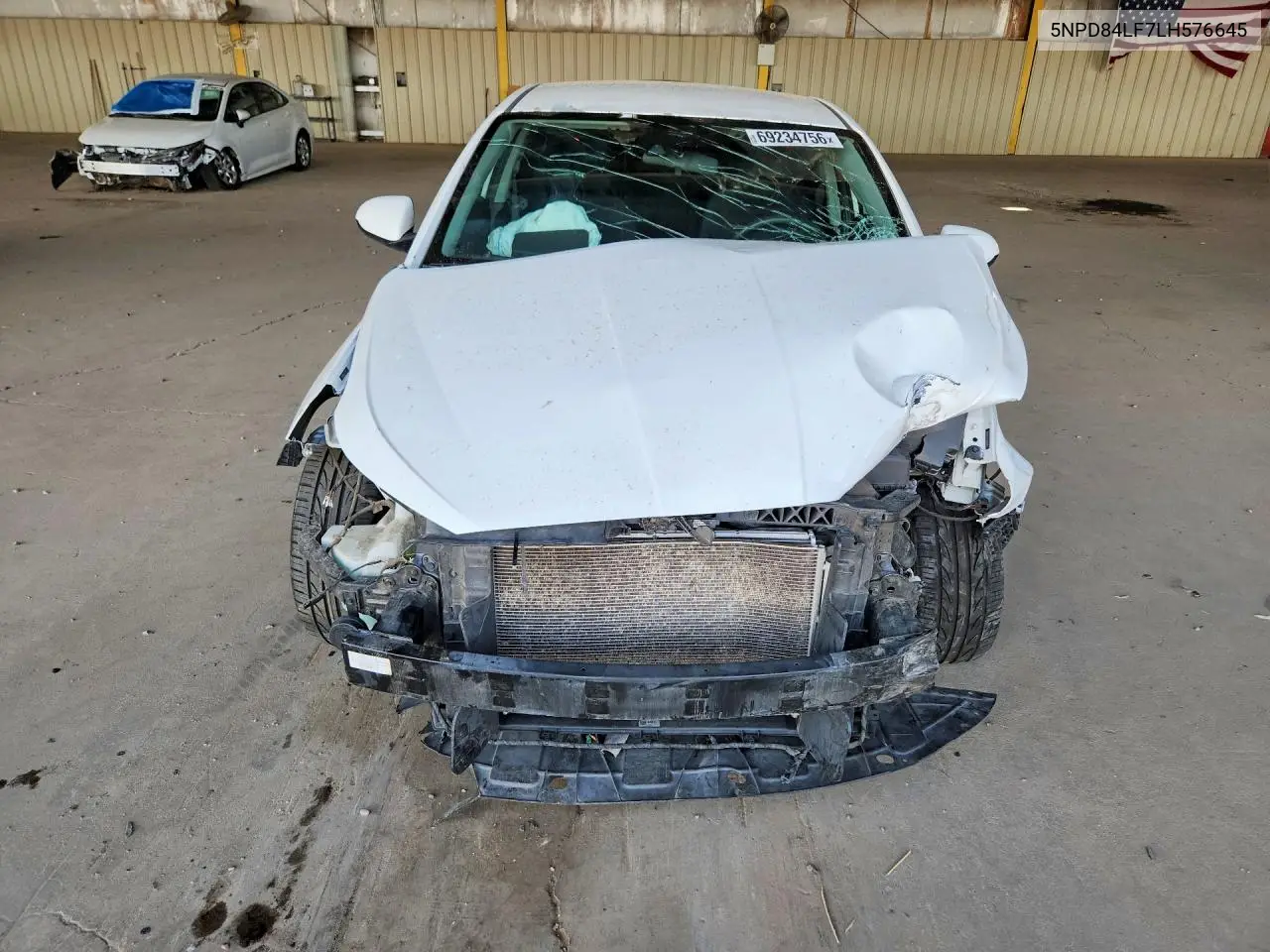 2020 HYUNDAI ELANTRA VIN 5NPD84LF7LH576645 — фото 5