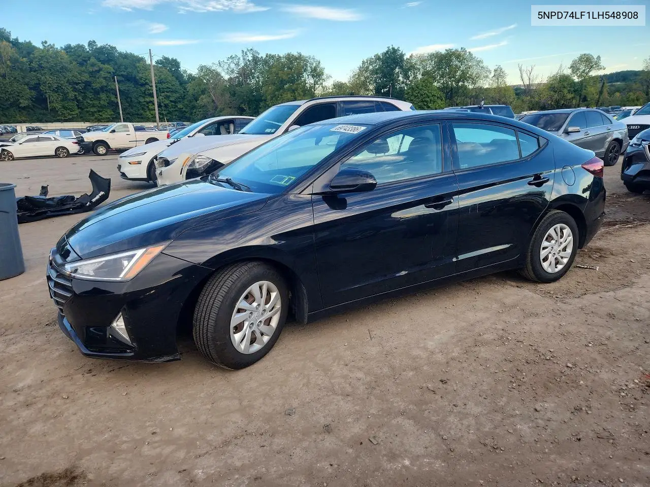 HYUNDAI ELANTRA 2020, VIN 5NPD74LF1LH548908