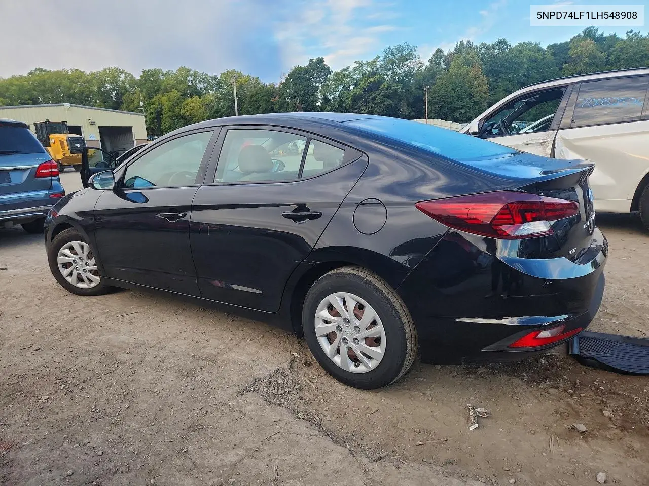 2020 HYUNDAI ELANTRA VIN 5NPD74LF1LH548908 — фото 2