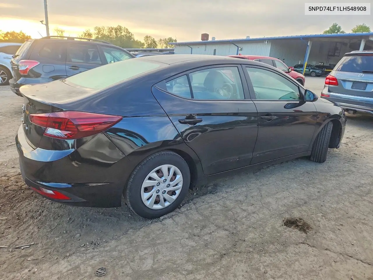 2020 HYUNDAI ELANTRA VIN 5NPD74LF1LH548908 — фото 3