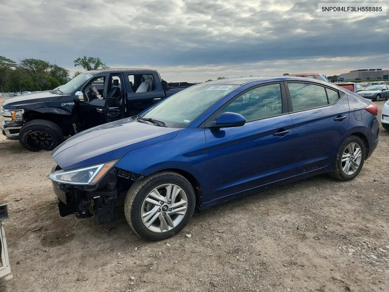 HYUNDAI ELANTRA 2020, VIN 5NPD84LF3LH558885