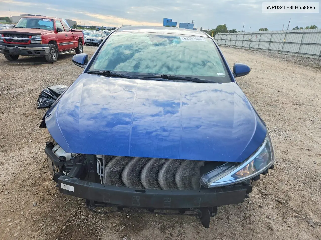2020 HYUNDAI ELANTRA VIN 5NPD84LF3LH558885 — фото 5