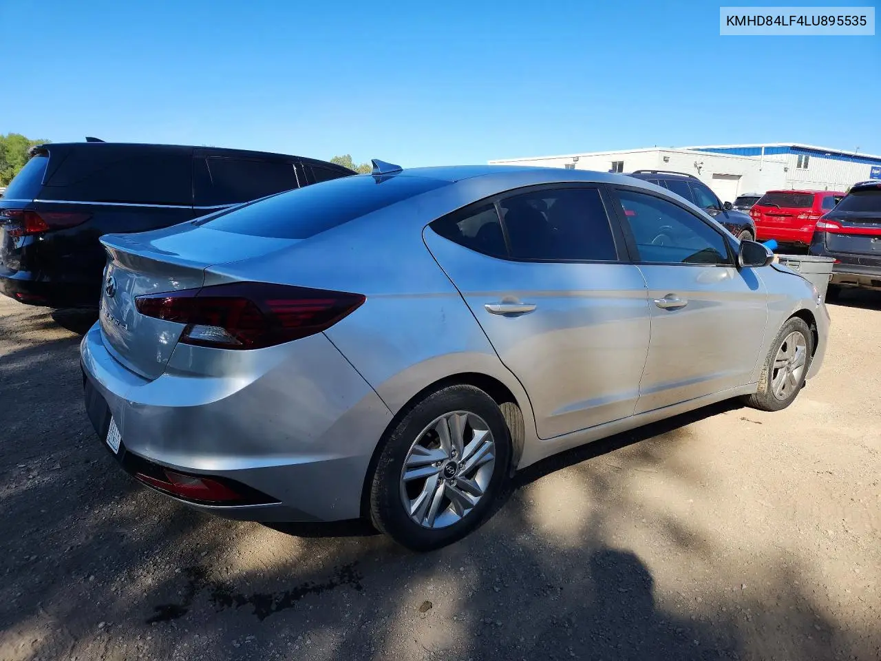 2020 HYUNDAI ELANTRA VIN KMHD84LF4LU895535 — фото 3