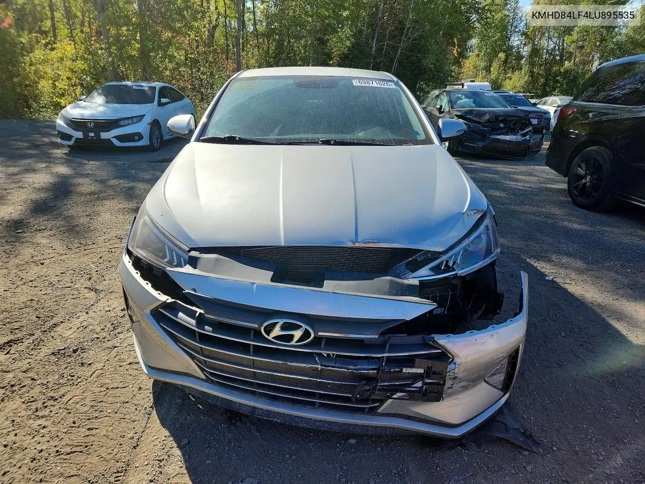 2020 HYUNDAI ELANTRA VIN KMHD84LF4LU895535 — фото 5
