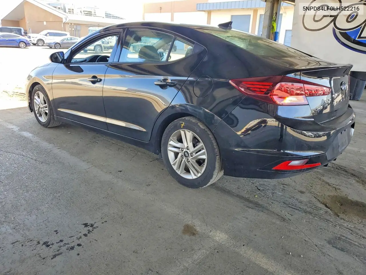 2020 HYUNDAI ELANTRA VIN 5NPD84LF0LH522216 — фото 2
