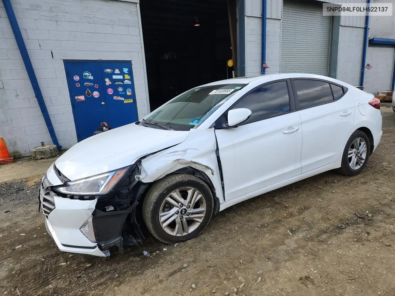HYUNDAI ELANTRA 2020, VIN 5NPD84LF0LH622137