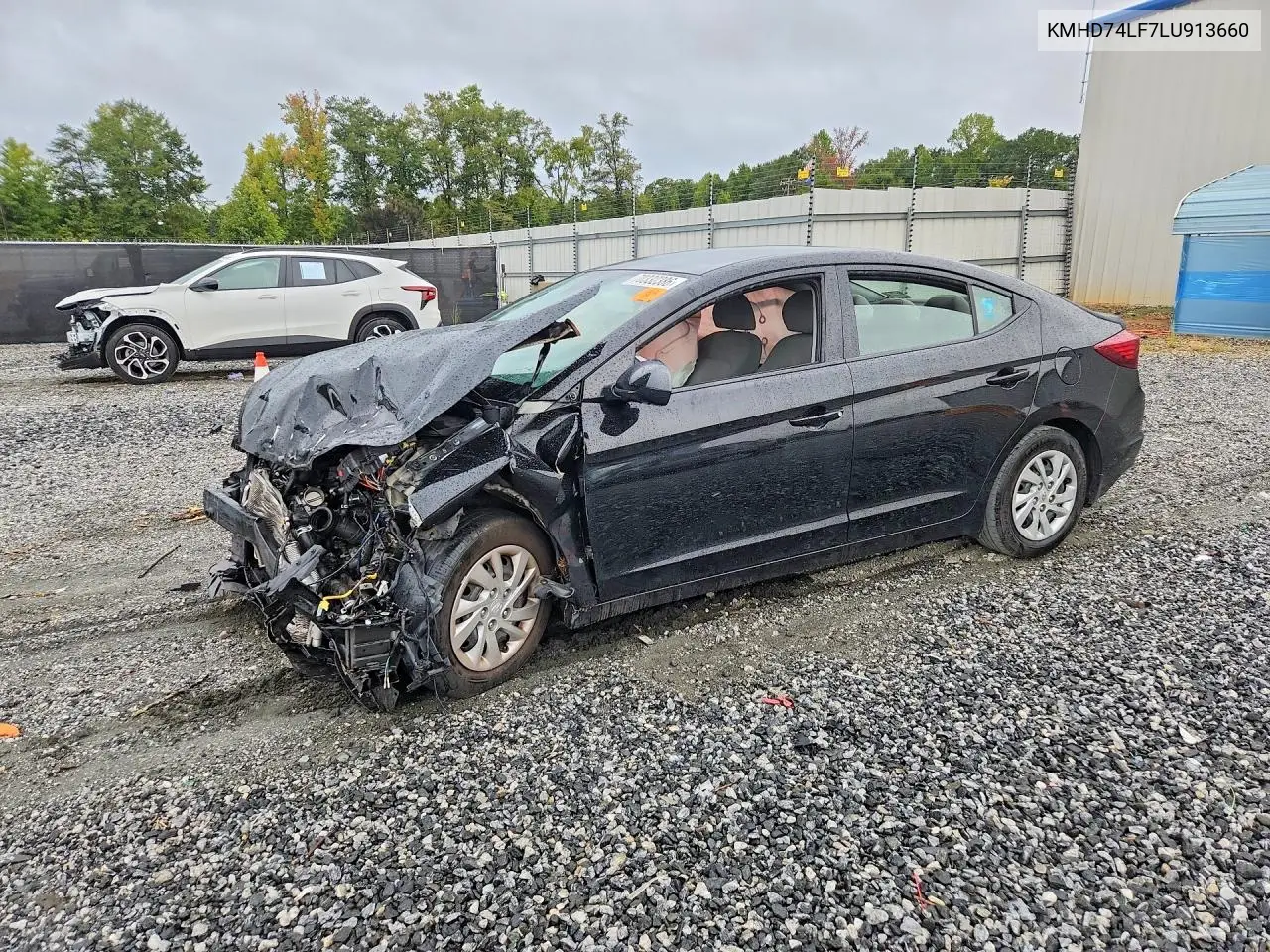 HYUNDAI ELANTRA 2020, VIN KMHD74LF7LU913660