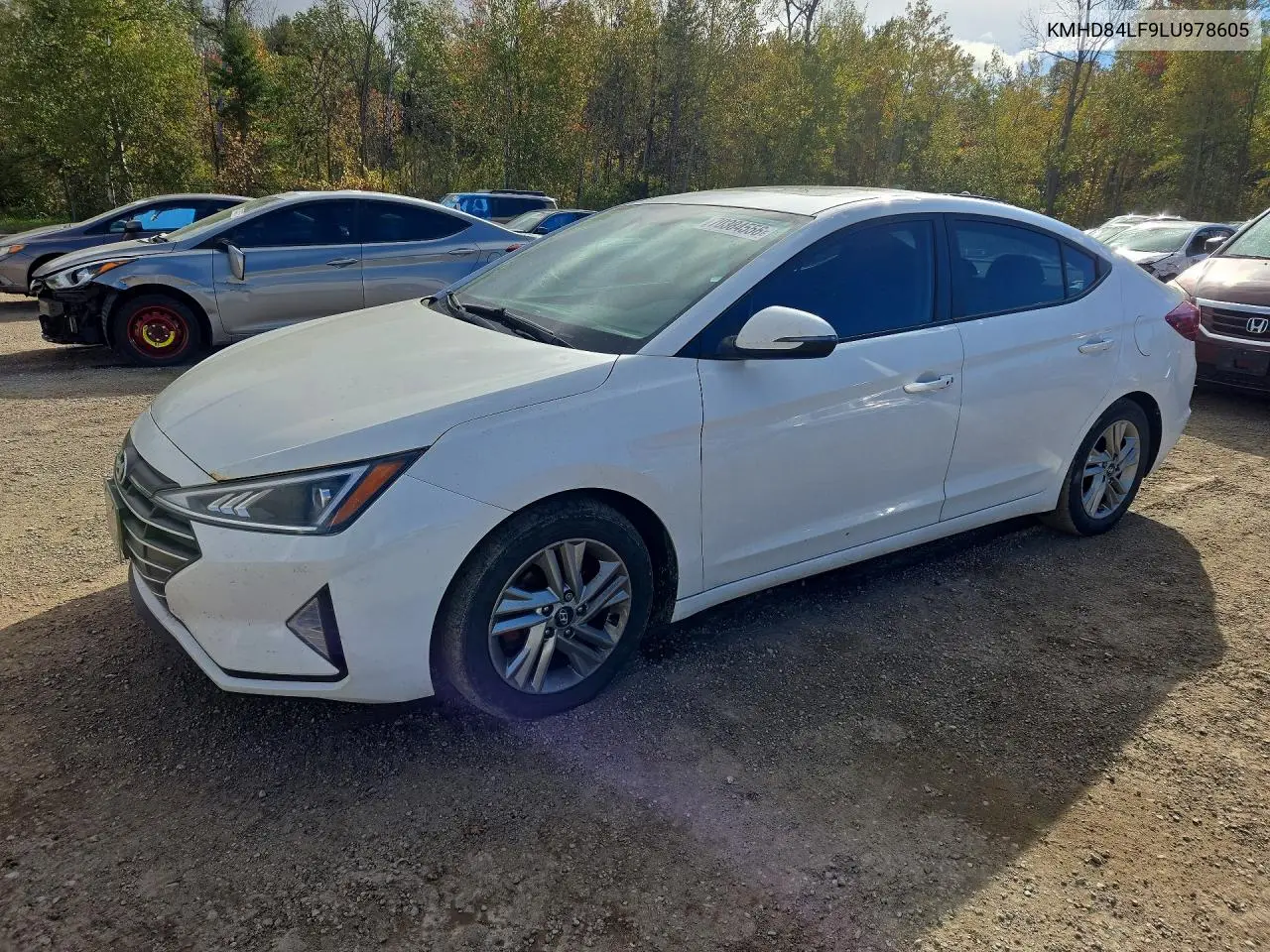 HYUNDAI ELANTRA 2020, VIN KMHD84LF9LU978605